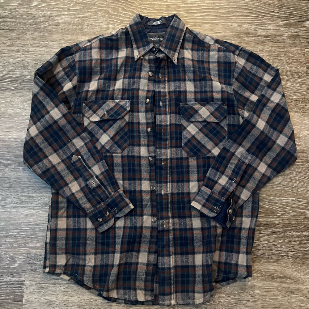 Thick Plaid Button Down